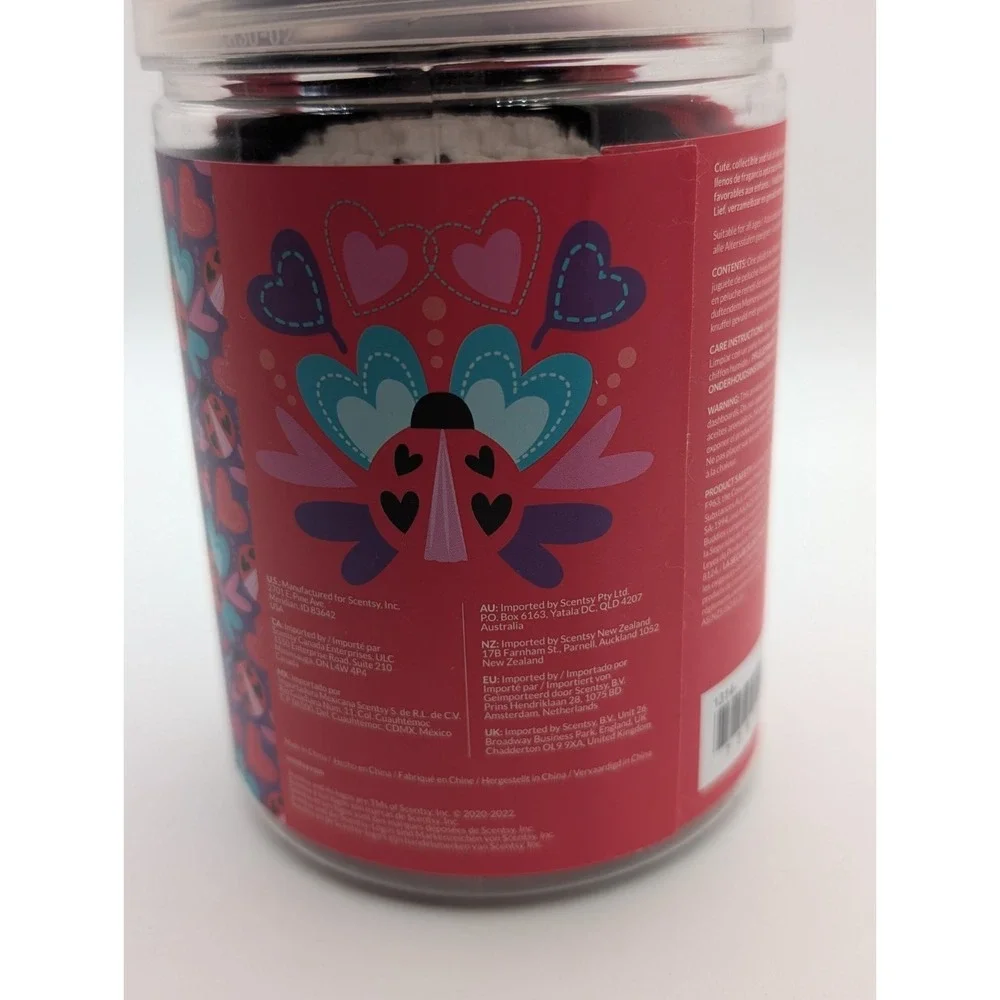 Scentsy Bitty‎ Buddy LOVE BUG Scented Rainbow Sherbet Scent VALENTINES